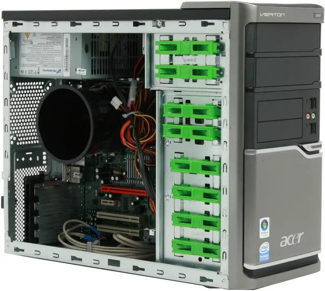 Alt view image 11 of 16 - Acer Desktop PC Veriton VM460-UD2180C Intel Pentium E2180 1GB DDR2 160GB HDD Intel GMA 3100 Windows Vista Business