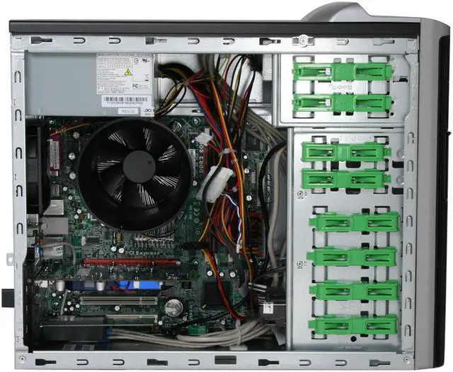 Alt view image 9 of 14 - Acer Desktop PC Aspire AM5620-E5203A Intel Core 2 Quad Q6600 4GB DDR2 750GB HDD ATI Radeon HD 2600 PRO Windows Vista Home Premium (English/French)