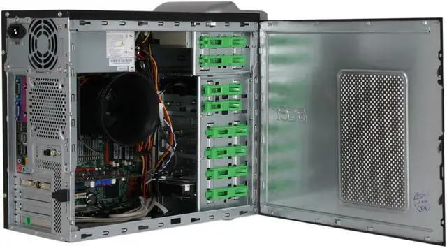 Alt view image 7 of 14 - Acer Desktop PC Aspire AM5620-E5203A Intel Core 2 Quad Q6600 4GB DDR2 750GB HDD ATI Radeon HD 2600 PRO Windows Vista Home Premium (English/French)