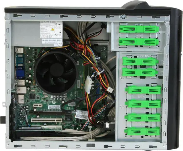 Alt view image 11 of 20 - Acer Desktop PC Aspire AM3641-BE4700A Intel Core 2 Duo E4700 3GB DDR2 320GB HDD NVIDIA GeForce 7100 Windows Vista Home Premium 64-bit (English / French)