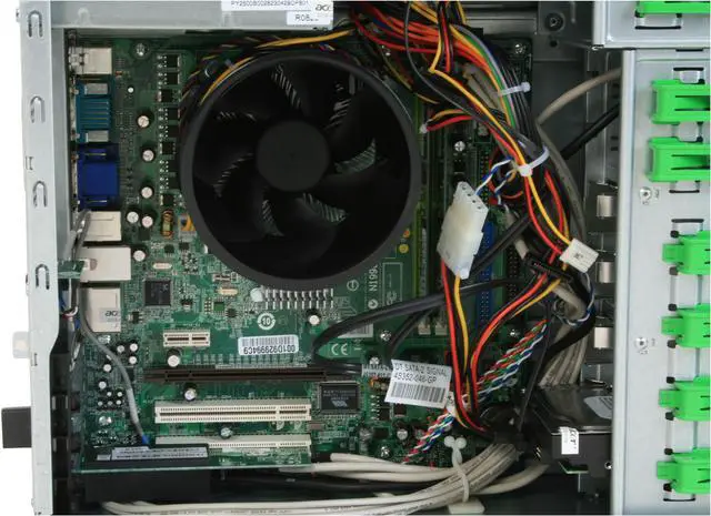 Alt view image 12 of 20 - Acer Desktop PC Aspire AM3641-BE4700A Intel Core 2 Duo E4700 3GB DDR2 320GB HDD NVIDIA GeForce 7100 Windows Vista Home Premium 64-bit (English / French)