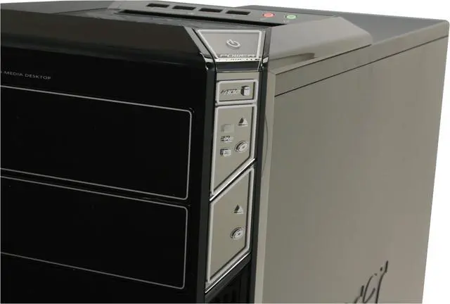 Alt view image 6 of 19 - Acer Desktop PC Aspire AM5621-EQ9300A Intel Core 2 Quad Q9300 8GB DDR2 1.28TB HDD NVIDIA GeForce 9800 GT Windows Vista Home Premium 64-bit (English / French)