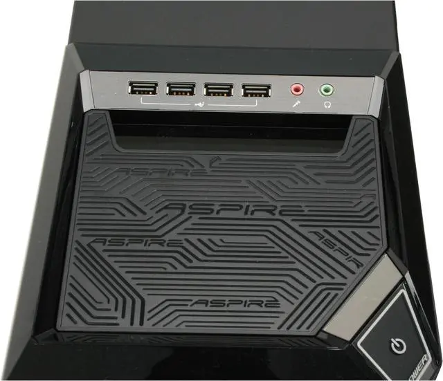 Alt view image 14 of 19 - Acer Desktop PC Aspire AM5621-EQ9300A Intel Core 2 Quad Q9300 8GB DDR2 1.28TB HDD NVIDIA GeForce 9800 GT Windows Vista Home Premium 64-bit (English / French)