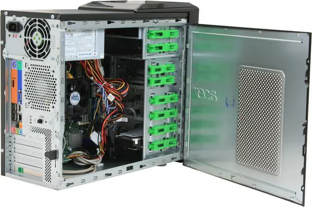 Alt view image 8 of 20 - Acer Desktop PC Aspire AM5201-EF8400A AMD Phenom X3 8400 4GB DDR2 500GB HDD ATI Radeon HD 3200 Windows Vista Home Premium (English/French)