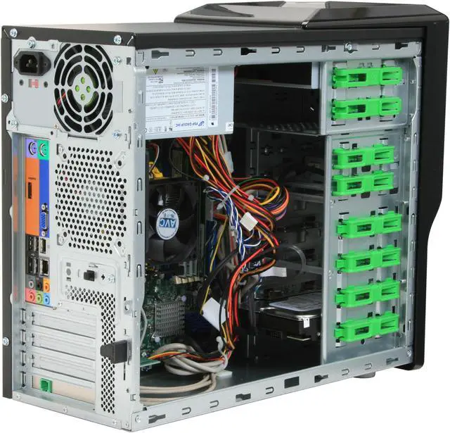 Alt view image 9 of 20 - Acer Desktop PC Aspire AM5201-EF8400A AMD Phenom X3 8400 4GB DDR2 500GB HDD ATI Radeon HD 3200 Windows Vista Home Premium (English/French)