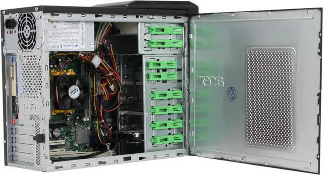 Alt view image 6 of 19 - Acer Desktop PC Aspire AM1201-E1604B AMD Athlon X2 4050e 2GB DDR2 250GB HDD ATI Radeon 2100 IGP Windows Vista Home Basic (English/French)