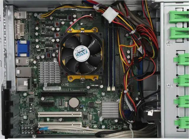 Alt view image 13 of 19 - Acer Desktop PC Aspire AM1201-E1604B AMD Athlon X2 4050e 2GB DDR2 250GB HDD ATI Radeon 2100 IGP Windows Vista Home Basic (English/French)