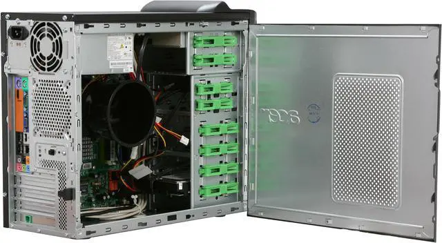 Alt view image 9 of 20 - Acer Desktop PC Aspire AM3641-ED7200A Intel Core 2 Duo E7200 4GB DDR2 500GB HDD NVIDIA GeForce 7100 Windows Vista Home Premium 64-bit (English / French)