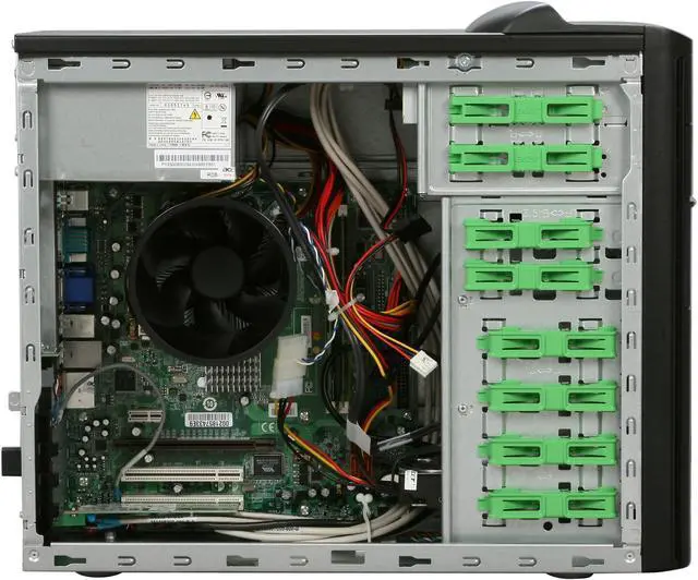 Alt view image 11 of 20 - Acer Desktop PC Aspire AM3641-ED7200A Intel Core 2 Duo E7200 4GB DDR2 500GB HDD NVIDIA GeForce 7100 Windows Vista Home Premium 64-bit (English / French)