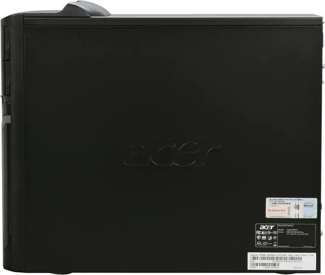 Alt view image 15 of 20 - Acer Desktop PC Aspire AM3641-ED7200A Intel Core 2 Duo E7200 4GB DDR2 500GB HDD NVIDIA GeForce 7100 Windows Vista Home Premium 64-bit (English / French)