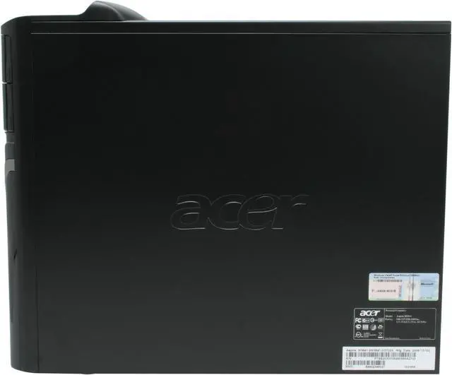 Alt view image 14 of 18 - Acer Desktop PC Aspire AM3641-U3702A Intel Pentium E2220 3GB DDR2 320GB HDD NVIDIA GeForce 7100 Windows Vista Home Premium