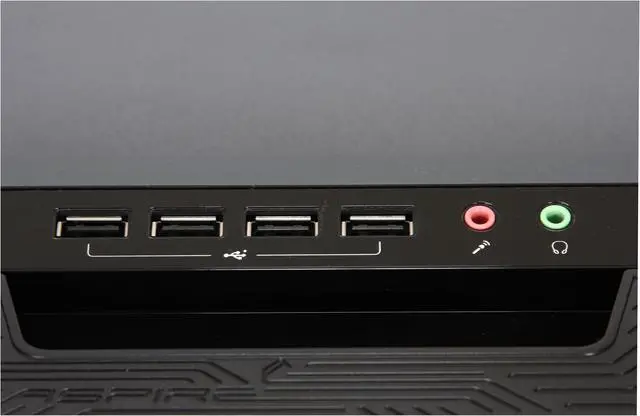 Alt view image 6 of 19 - Acer Desktop PC Aspire AM5641-U5630A Intel Core 2 Quad Q6600 4GB DDR2 320GB HDD NVIDIA GeForce 7100 Windows Vista Home Premium 64-bit