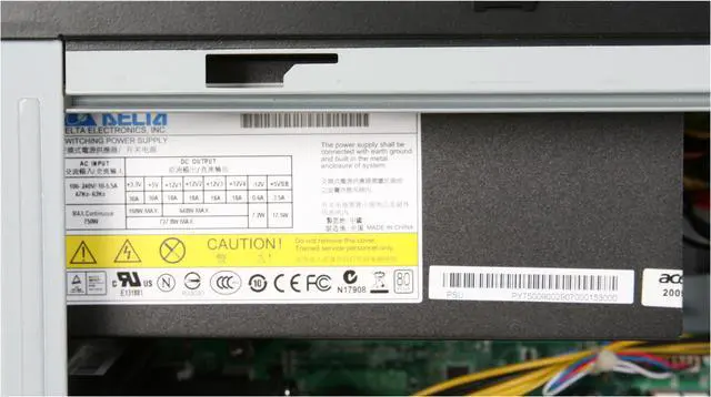 Alt view image 13 of 20 - Acer Desktop PC Aspire Predator AG7710-U7792A Intel Core i7-965 12GB DDR3 1TB HDD ATI Radeon HD 4870 X2 Windows Vista Home Premium 64-bit