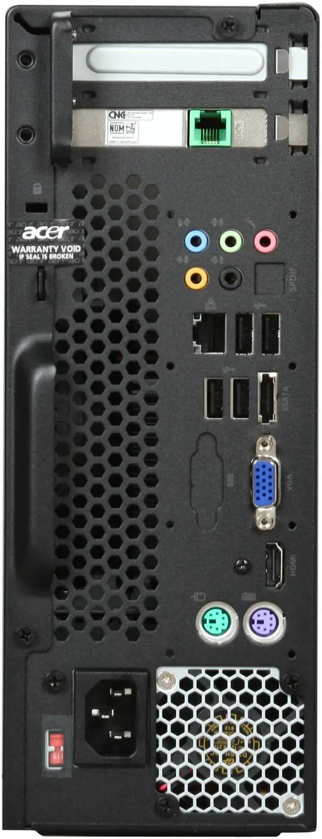 Alt view image 9 of 13 - Acer Desktop PC Aspire AX1200-B1781A AMD Athlon X2 4050e 4GB DDR2 320GB HDD NVIDIA GeForce 8200 Windows Vista Home Premium 64-bit