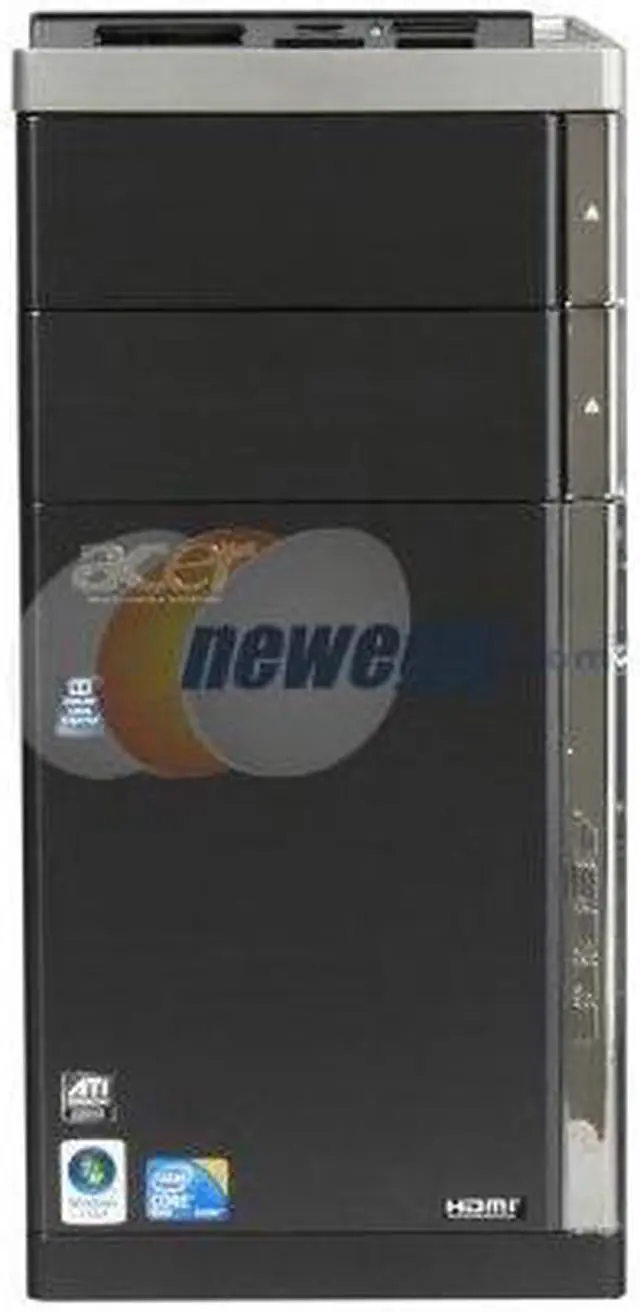 Alt view image 2 of 2 - Acer Desktop PC Aspire AM5800-U5801A Intel Core 2 Quad Q8300 6GB DDR3 640GB HDD ATI Radeon HD 4650 Windows Vista Home Premium 64-bit