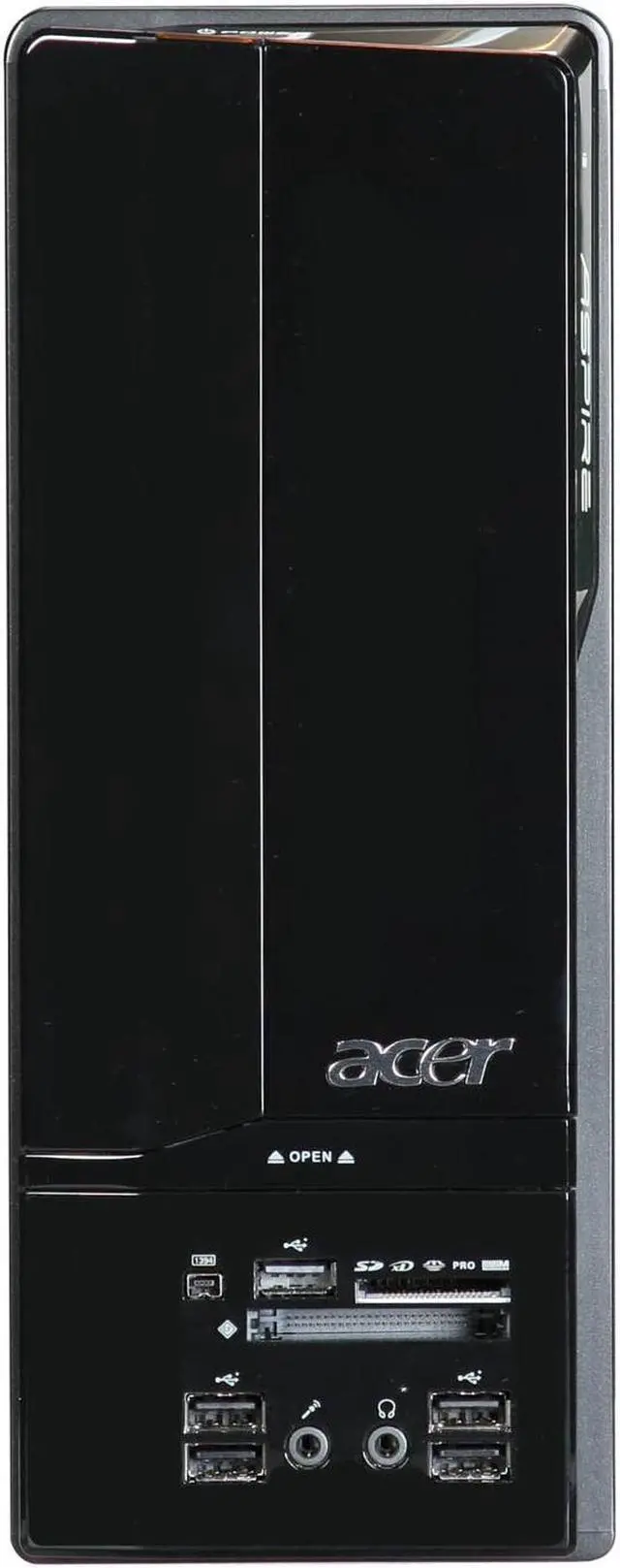 Alt view image 2 of 13 - Acer Desktop PC Aspire AX1200-B1792A AMD Athlon X2 4850e 4GB DDR2 320GB HDD NVIDIA GeForce 8200 Windows Vista Home Premium 64-bit