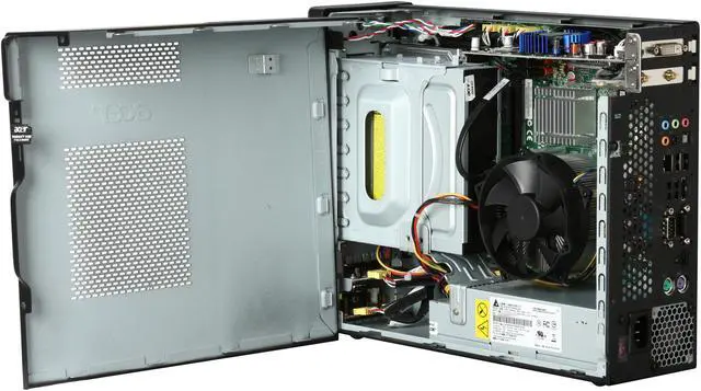 Alt view image 6 of 10 - Acer Desktop PC Aspire AX1700-U3793A Intel Core 2 Duo E7300 4GB DDR2 750GB HDD NVIDIA GeForce G100 Windows Vista Home Premium 64-bit