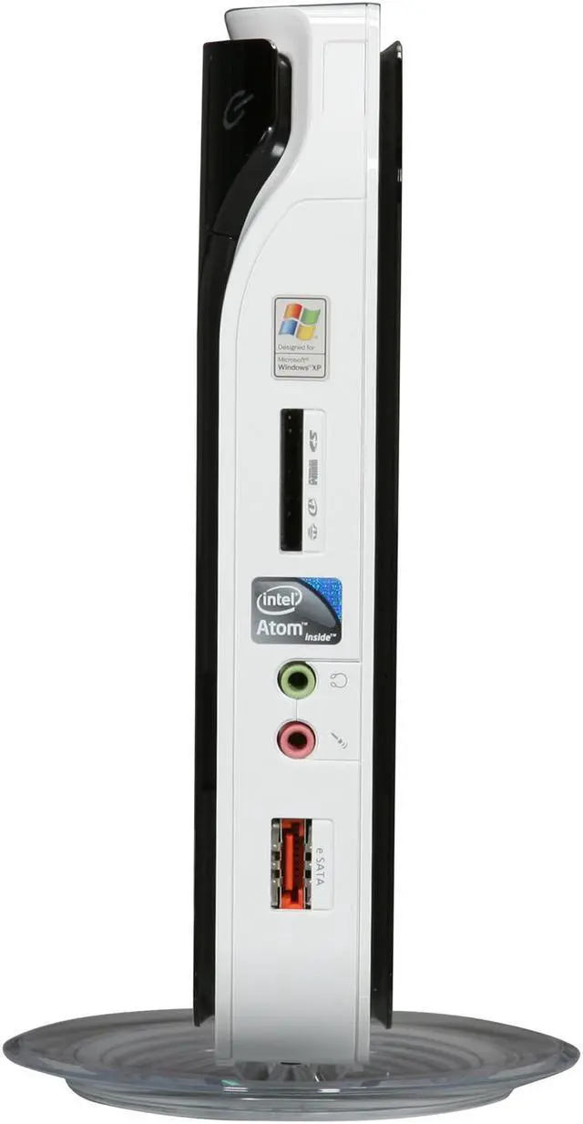 Alt view image 2 of 7 - Acer Desktop PC AspireRevo AR1600-U910H Intel Atom 230 1GB DDR2 160GB HDD Windows XP Home