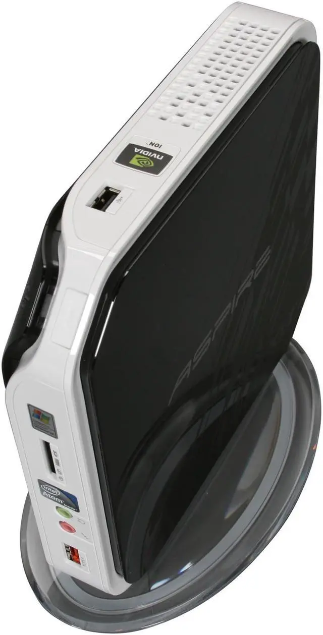 Alt view image 6 of 7 - Acer Desktop PC AspireRevo AR1600-U910H Intel Atom 230 1GB DDR2 160GB HDD Windows XP Home