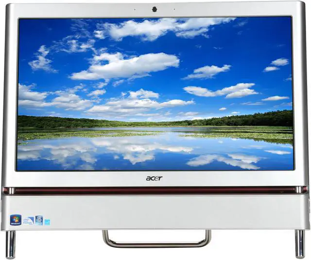 Alt view image 2 of 8 - Acer Desktop PC AZ5610-U9072 Intel Pentium E5300 4GB DDR3 320GB HDD 23" Touchscreen Windows 7 Home Premium 64-bit