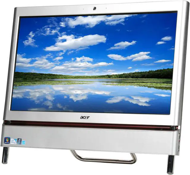 Alt view image 3 of 8 - Acer Desktop PC AZ5610-U9072 Intel Pentium E5300 4GB DDR3 320GB HDD 23" Touchscreen Windows 7 Home Premium 64-bit