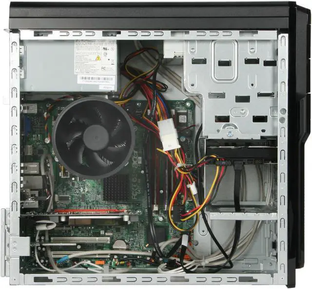 Alt view image 6 of 10 - Acer Desktop PC Aspire AM3802-U9062 Intel Core 2 Quad Q8300 8GB DDR2 1TB HDD NVIDIA GeForce GT 220 Windows 7 Home Premium 64-bit