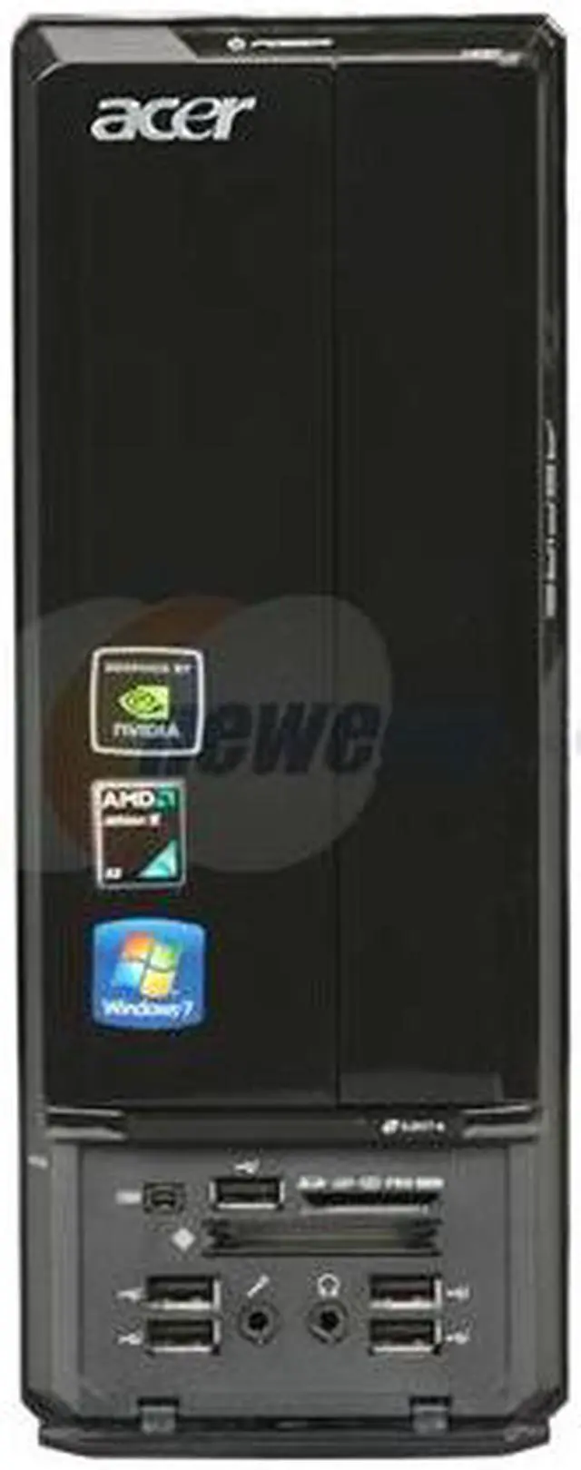 Alt view image 2 of 9 - Acer Desktop PC Aspire AX1301-U9052 AMD Athlon II X2 215 4GB DDR2 750GB HDD NVIDIA GeForce G210 Windows 7 Home Premium 64-bit