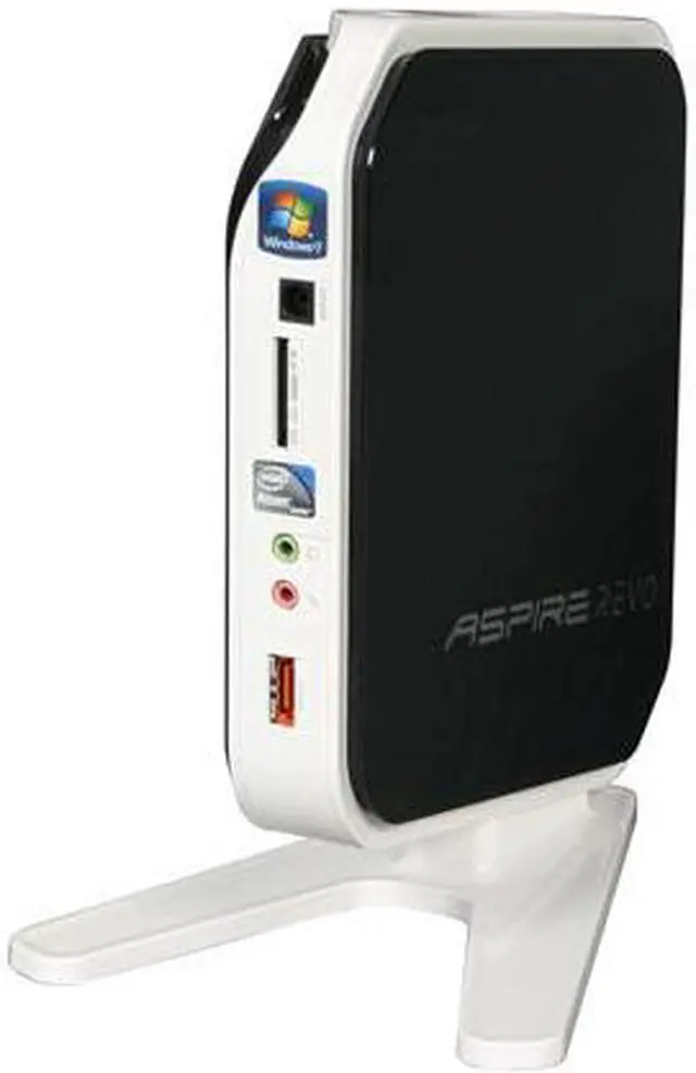 Alt view image 3 of 7 - Acer Nettop AspireRevo AR3610-U9022 Intel Atom 330 2GB DDR2 160GB HDD Windows 7 Home Premium 64-bit