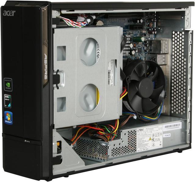 Alt view image 7 of 9 - Acer Desktop PC Aspire AX1301-U1312 AMD Athlon II X3 425 4GB DDR2 750GB HDD NVIDIA GeForce 9200 Windows 7 Home Premium 64-bit