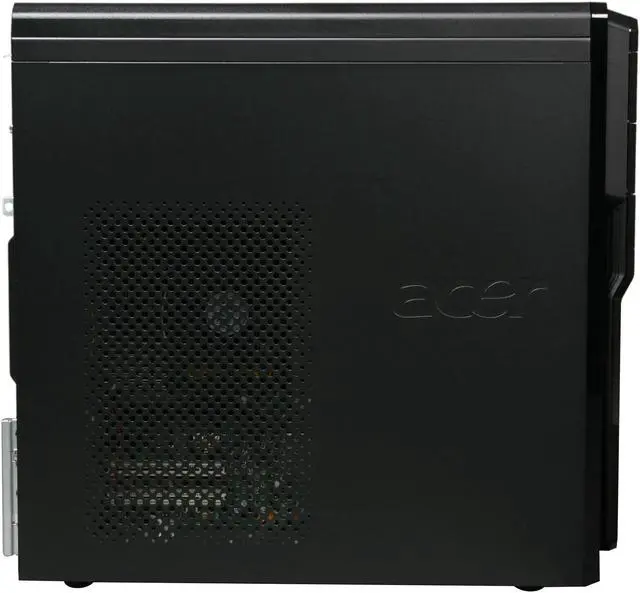 Alt view image 4 of 10 - Acer Desktop PC Aspire AM3300-U1332 AMD Phenom II X4 810 6GB DDR3 1TB HDD ATI Radeon HD 3200 Windows 7 Home Premium 64-bit