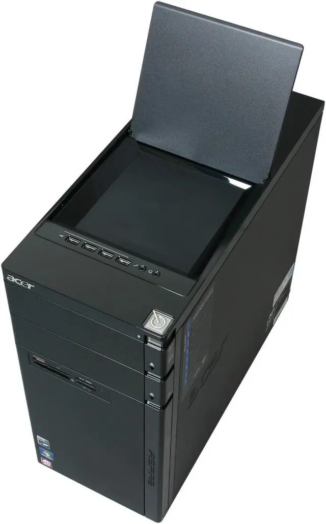Alt view image 9 of 11 - Acer Desktop PC Aspire AM3400-U2052 AMD Phenom II X4 820 6GB DDR3 640GB HDD ATI Radeon HD 5450 Windows 7 Home Premium 64-bit