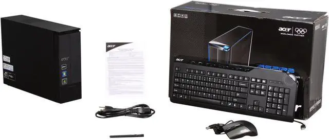 Alt view image 7 of 7 - Acer Desktop PC Aspire AX3400-U3032 AMD Athlon II X4 640 4GB DDR3 1TB HDD NVIDIA GeForce 9200 Windows 7 Home Premium 64-bit