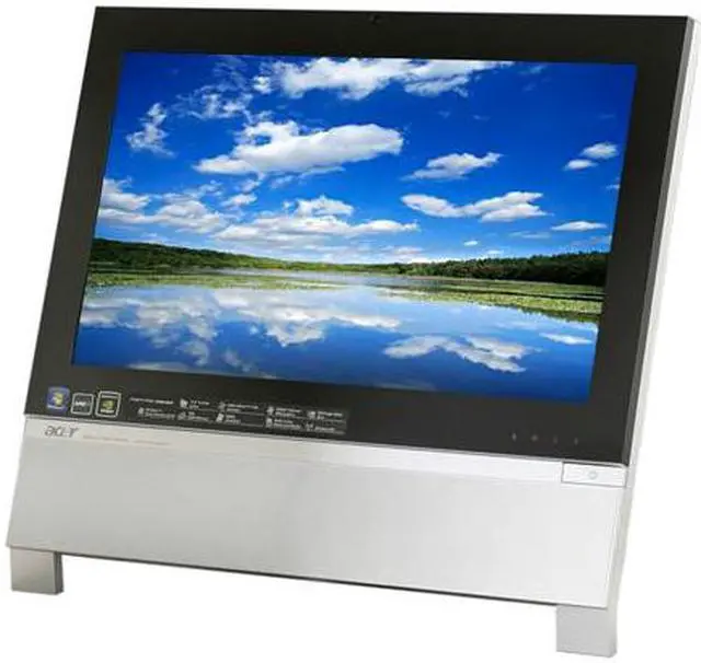 Alt view image 3 of 7 - Acer All-in-One PC Aspire AZ3100-U3072 (PW.SET02.004) AMD Athlon II 170u 3GB DDR3 500GB HDD 21.5" Windows 7 Home Premium 64-bit
