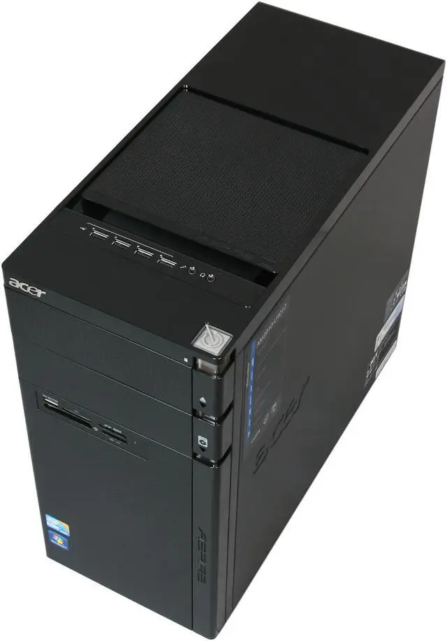 Alt view image 7 of 10 - Acer Desktop PC Aspire AM3910-U4012 (PT.SDX02.086) Intel Core i3-550 6GB DDR3 1TB HDD Intel HD Graphics Windows 7 Home Premium 64-bit