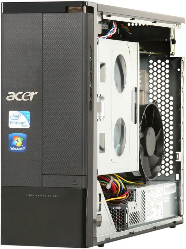 Alt view image 6 of 8 - Acer Desktop PC Aspire AX3910-U4022 (PT.SED02.016) Intel Pentium E5800 4GB DDR3 1TB HDD Intel GMA X4500HD Windows 7 Home Premium 64-bit