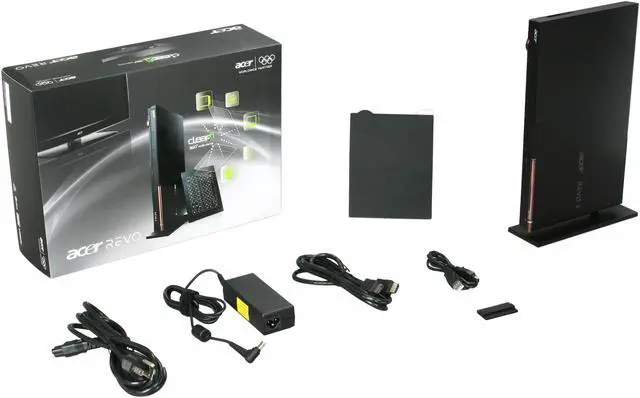 Alt view image 10 of 10 - Acer Home Media Center Revo RL100-U1002 AMD Athlon II Neo K325 4GB DDR3 750GB HDD Windows 7 Home Premium 64-bit