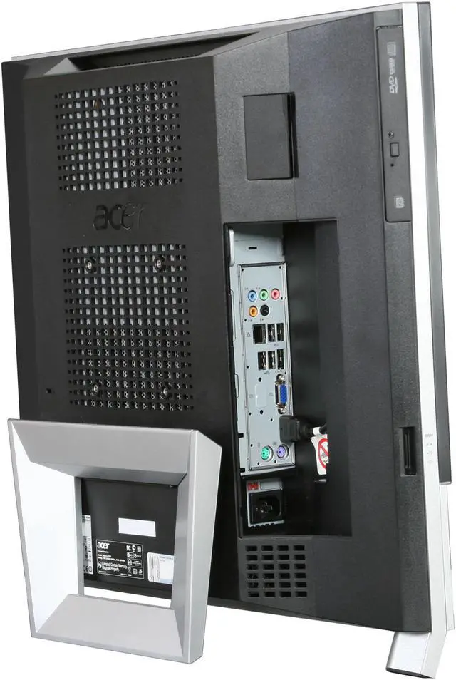 Alt view image 5 of 8 - Acer All-in-One PC AZ3731-UR21P (PW.SF5P2.001) Intel Pentium E6700 4GB DDR3 1TB HDD 21.5" Touchscreen Windows 7 Home Premium 64-bit