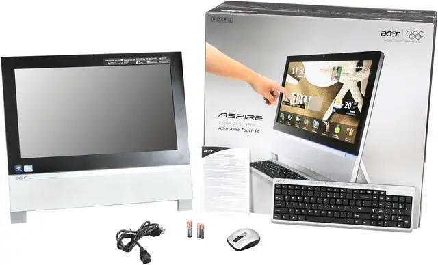 Alt view image 8 of 8 - Acer All-in-One PC AZ3731-UR21P (PW.SF5P2.001) Intel Pentium E6700 4GB DDR3 1TB HDD 21.5" Touchscreen Windows 7 Home Premium 64-bit