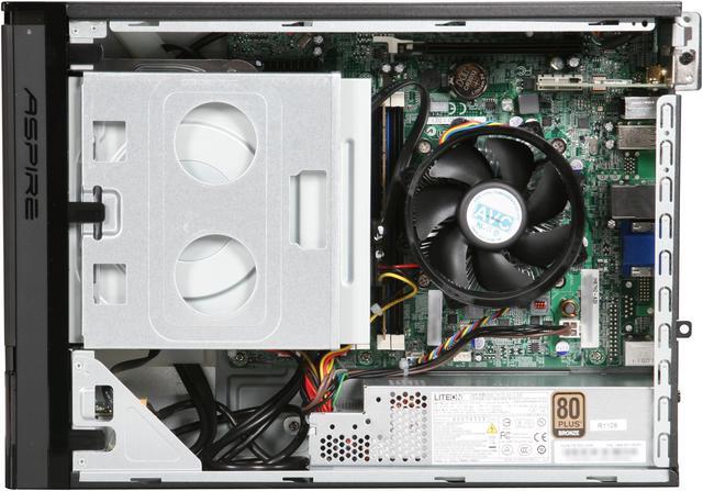 Alt view image 6 of 9 - Acer Desktop PC Aspire AX3960-U4102 (PT.SFF02.027) Intel Core i3-2100 4GB DDR3 1TB HDD Intel HD Graphics 2000 Windows 7 Home Premium 64-bit