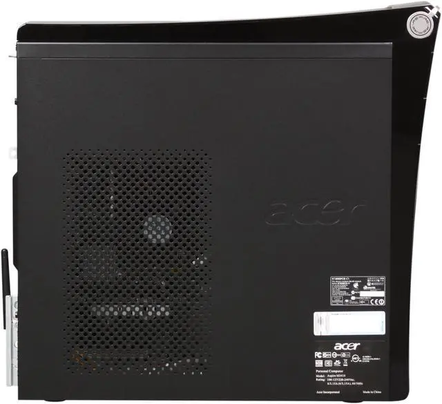 Alt view image 4 of 10 - Acer Desktop PC Aspire AM3410-UR22P (PT.SGDP2.004) AMD Phenom II X4 840T 4GB DDR3 1TB HDD AMD Radeon HD 6450 1GB Windows 7 Home Premium 64-bit