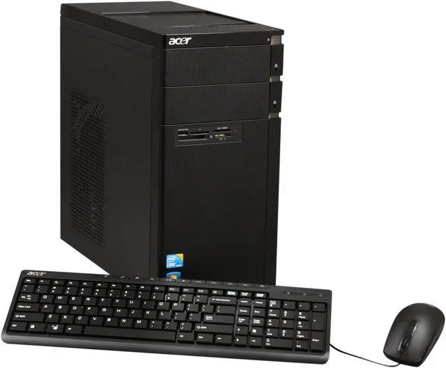 Main image of Acer Desktop PC AM3910-UR30P (PT.SDXP2.001) Intel Core i3-540 2GB DDR3 500GB HDD Intel HD Graphics Windows 7 Home Premium 64-Bit