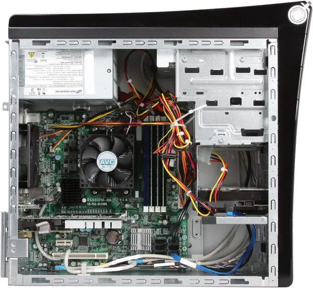 Alt view image 7 of 10 - Acer Desktop PC AM3450-UR10P (PT.SHDP2.004) AMD FX-Series FX-8100 6GB DDR3 1TB HDD AMD Radeon HD 7350 1GB Windows 7 Home Premium 64-Bit