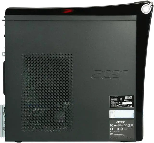 Alt view image 4 of 10 - Acer Desktop PC AM3970-UR10P (PT.SHAP2.010) Intel Core i3-2120 6GB DDR3 1TB HDD Intel HD Graphics Windows 7 Home Premium 64-Bit