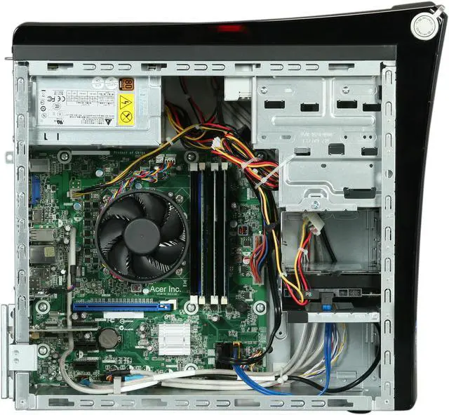 Alt view image 6 of 10 - Acer Desktop PC AM3970-UR10P (PT.SHAP2.010) Intel Core i3-2120 6GB DDR3 1TB HDD Intel HD Graphics Windows 7 Home Premium 64-Bit