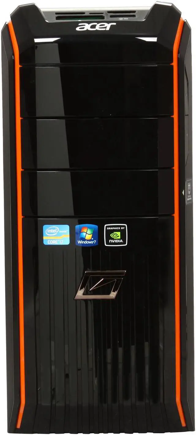 Alt view image 2 of 10 - Acer Desktop PC Predator AG3610-UR10P (PT.SHBP2.002) Intel Core i7-2600 8GB DDR3 2TB HDD NVIDIA GeForce GT 530 Windows 7 Home Premium 64-Bit