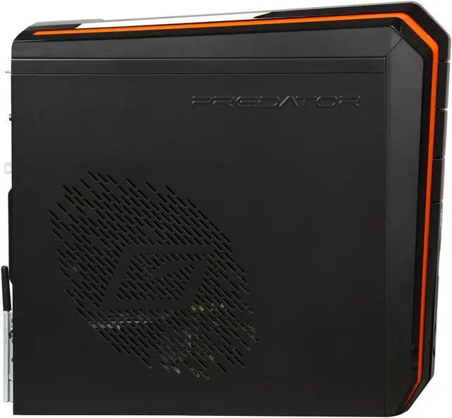 Alt view image 4 of 10 - Acer Desktop PC Predator AG3610-UR10P (PT.SHBP2.002) Intel Core i7-2600 8GB DDR3 2TB HDD NVIDIA GeForce GT 530 Windows 7 Home Premium 64-Bit