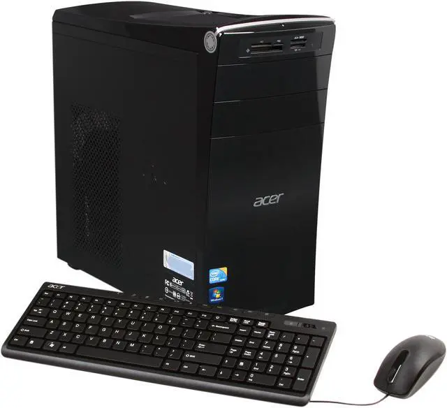 Main image of Acer Desktop PC Aspire AM3910-UR10P (PT.SDXP2.002) Intel Core i3-540 2GB DDR3 500GB HDD AMD Radeon HD 6450 512MB Windows 7 Home Premium 64-Bit