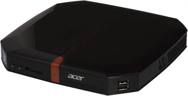 Alt view image 8 of 9 - Acer Desktop PC Revo RL70-UR10P (PT.SJ4P2.001) AMD E-450 2GB DDR3 500GB HDD AMD Radeon HD 6320 Windows 7 Home Premium 64-Bit