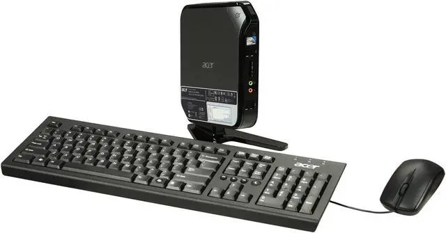 Main image of Acer Desktop PC Veriton N VN281G-UA4252W (PS.VBGP3.003) Intel Atom D425 2GB DDR3 500GB HDD Intel GMA 3150 Windows 7 Professional 32-Bit
