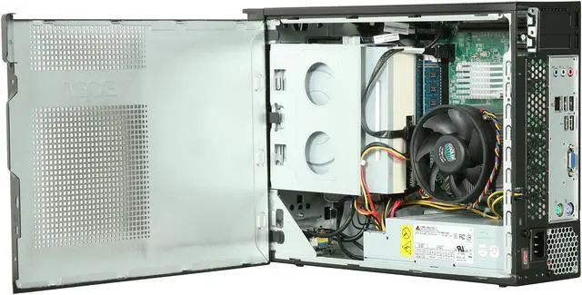 Alt view image 5 of 9 - Acer Desktop PC Aspire AX1420-UR10P (PT.SG9P2.003) AMD Athlon II X4 645 4GB DDR3 500GB HDD NVIDIA GeForce 6150 SE Windows 7 Home Premium 64-Bit